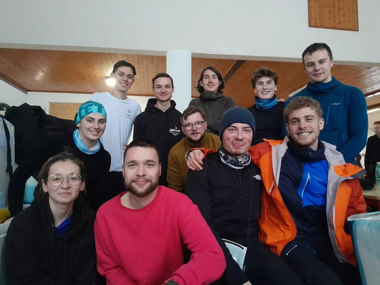 Les jeunes présents en force pour la formation Neige et Avalanche !