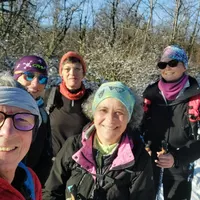 Marche nordique par - 4 °C  : grain de folie ?