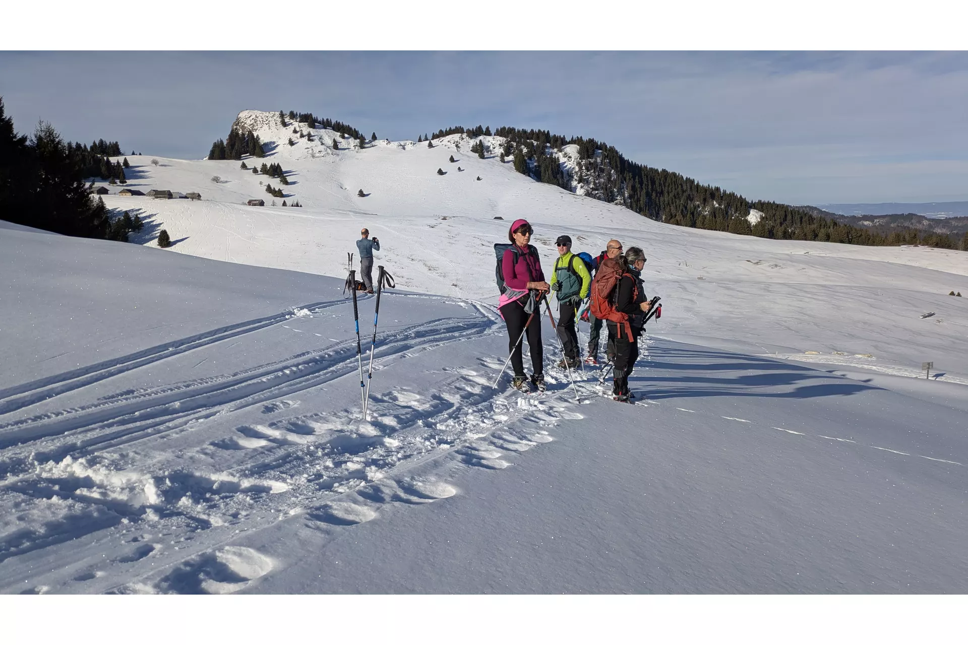 Enfin une belle journée raquettes !
