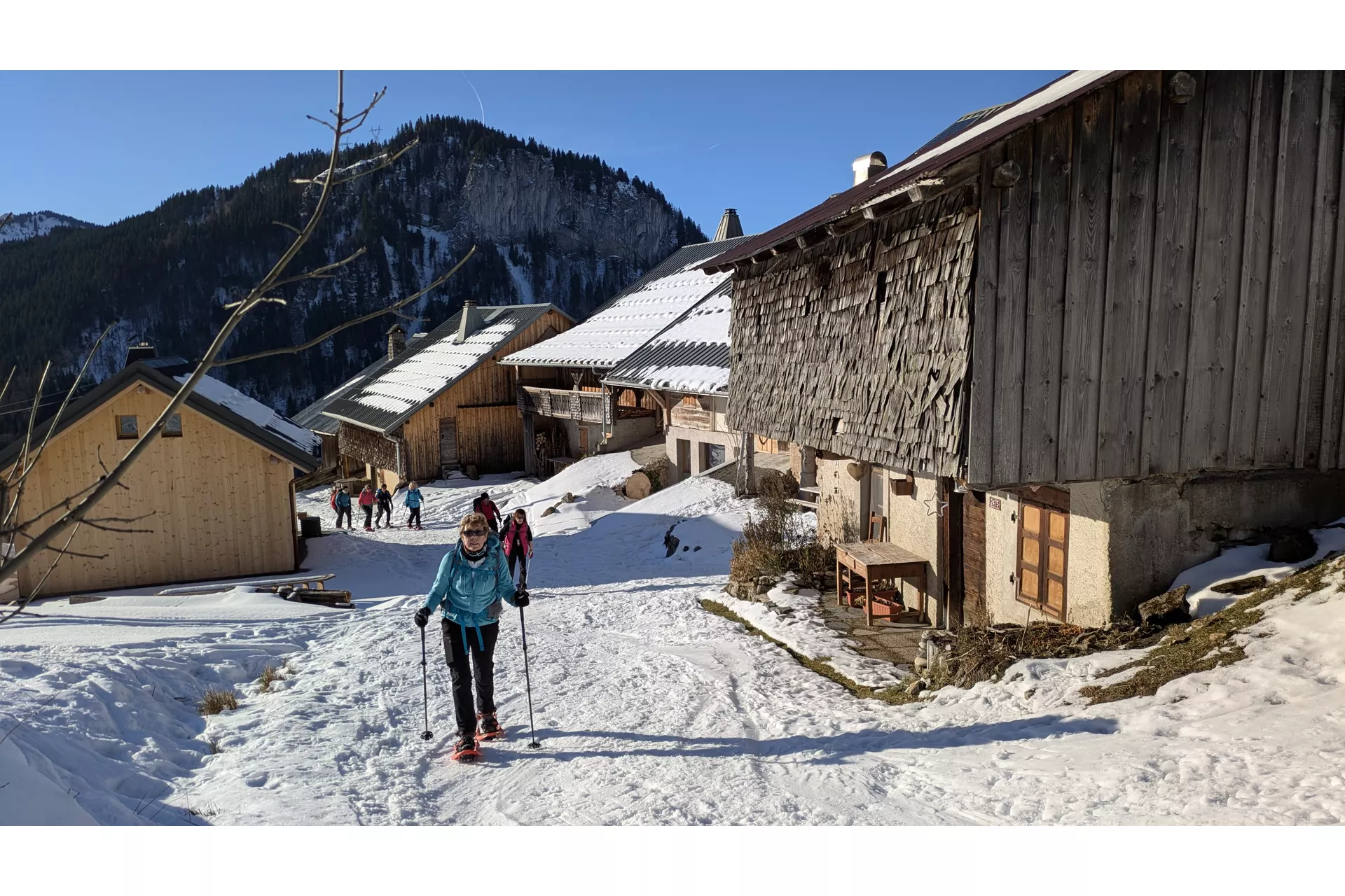 Enfin une belle journée raquettes !