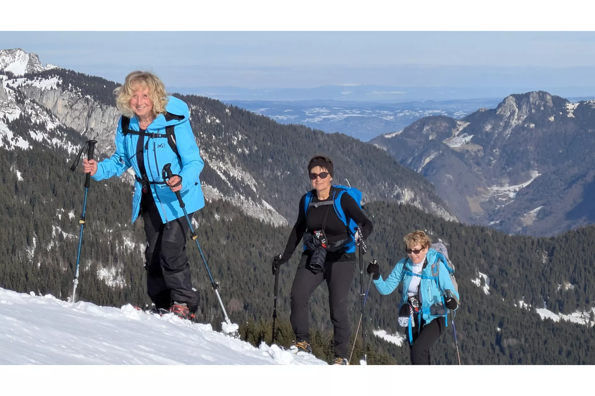 Enfin une belle journée raquettes !