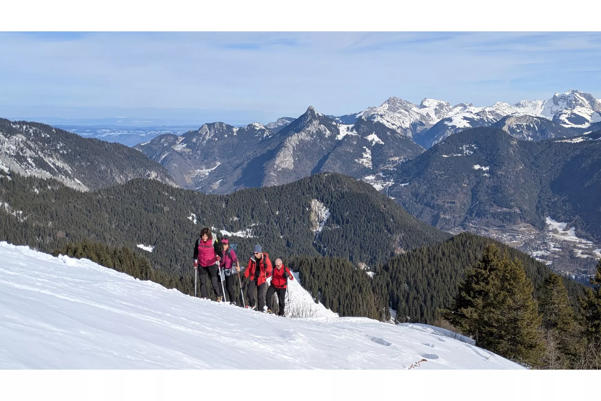 Enfin une belle journée raquettes !