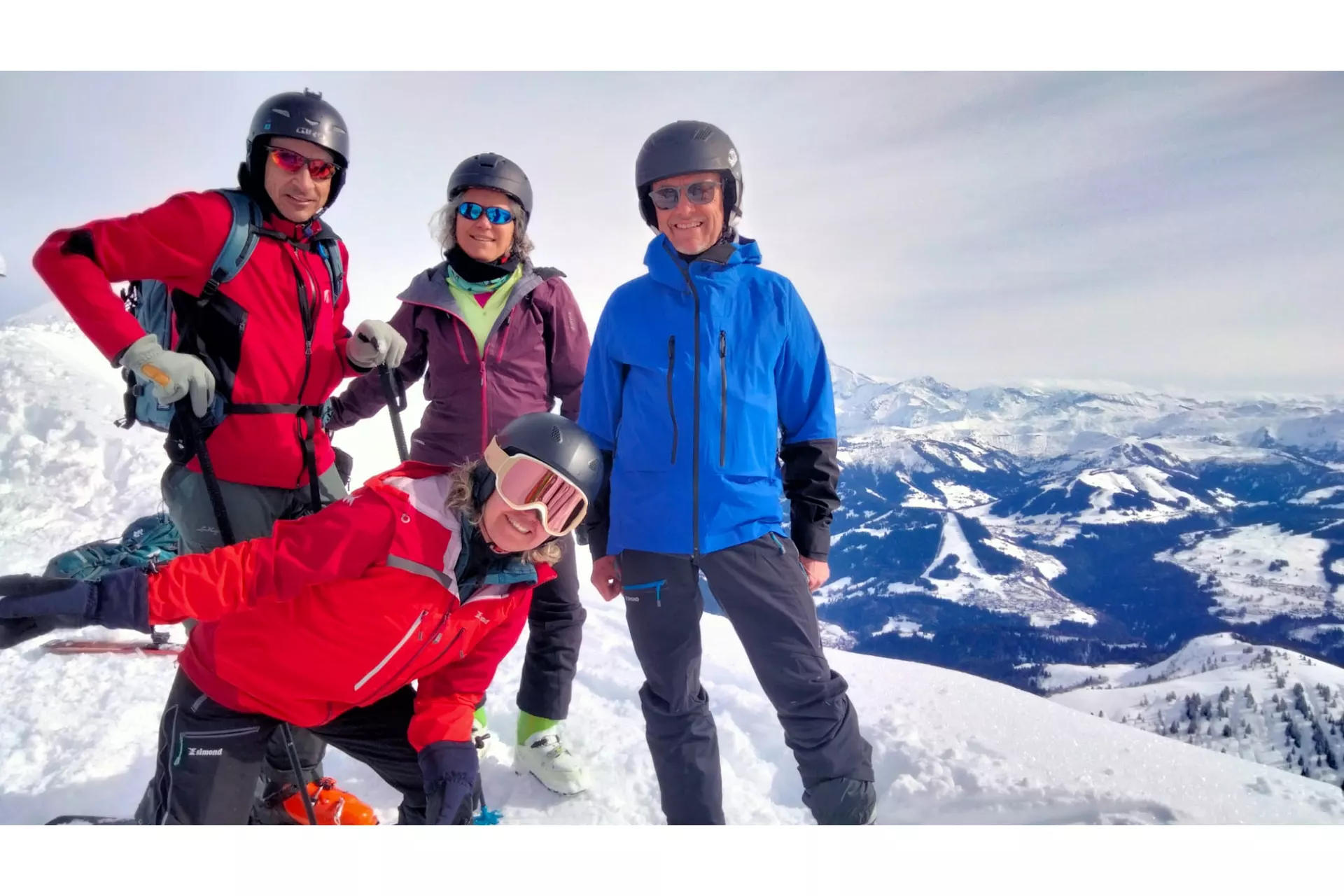 Plein gaz vers la Pointe de la Mandallaz