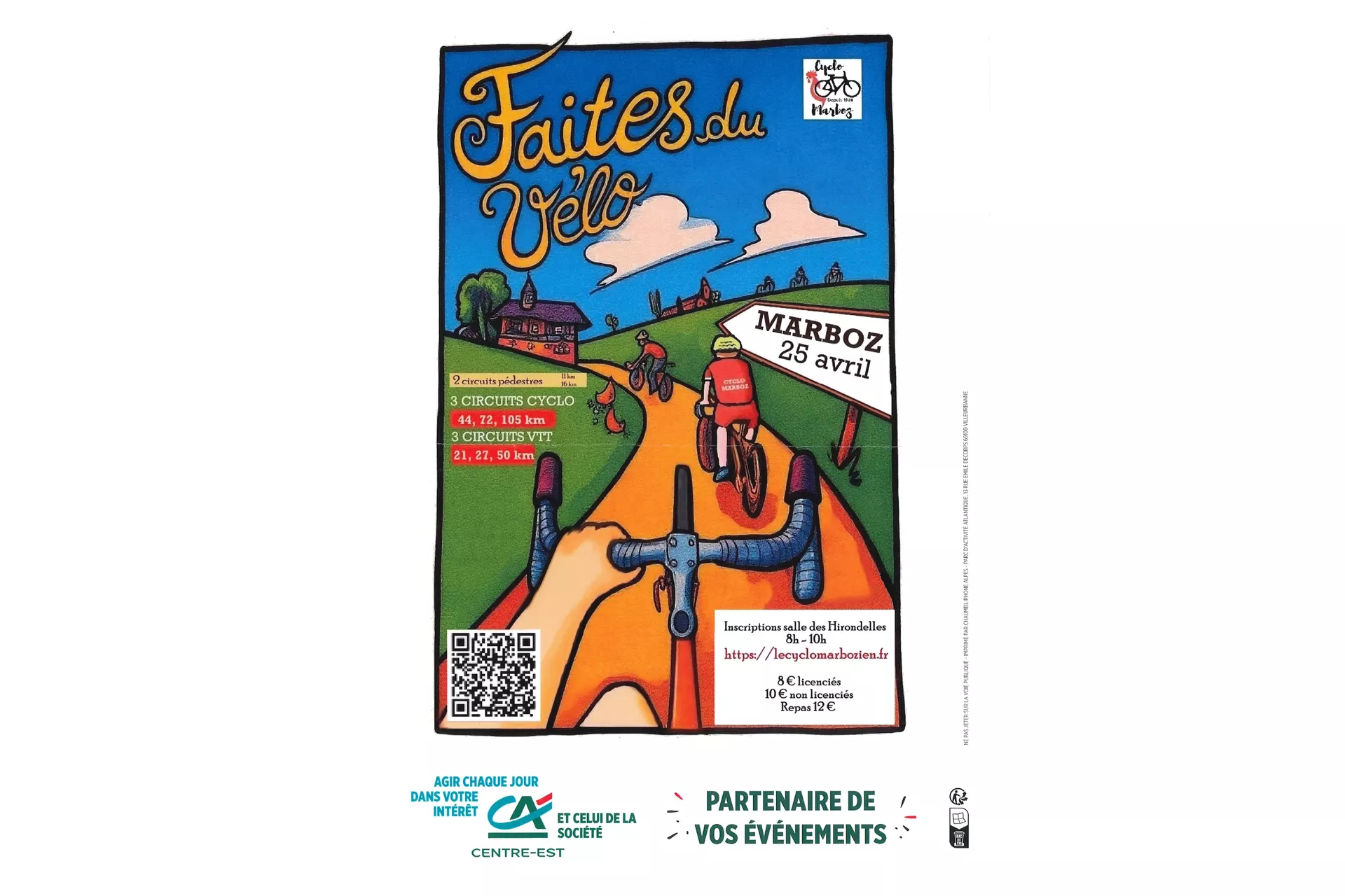 Randonnée Cyclo Bresse Revermont