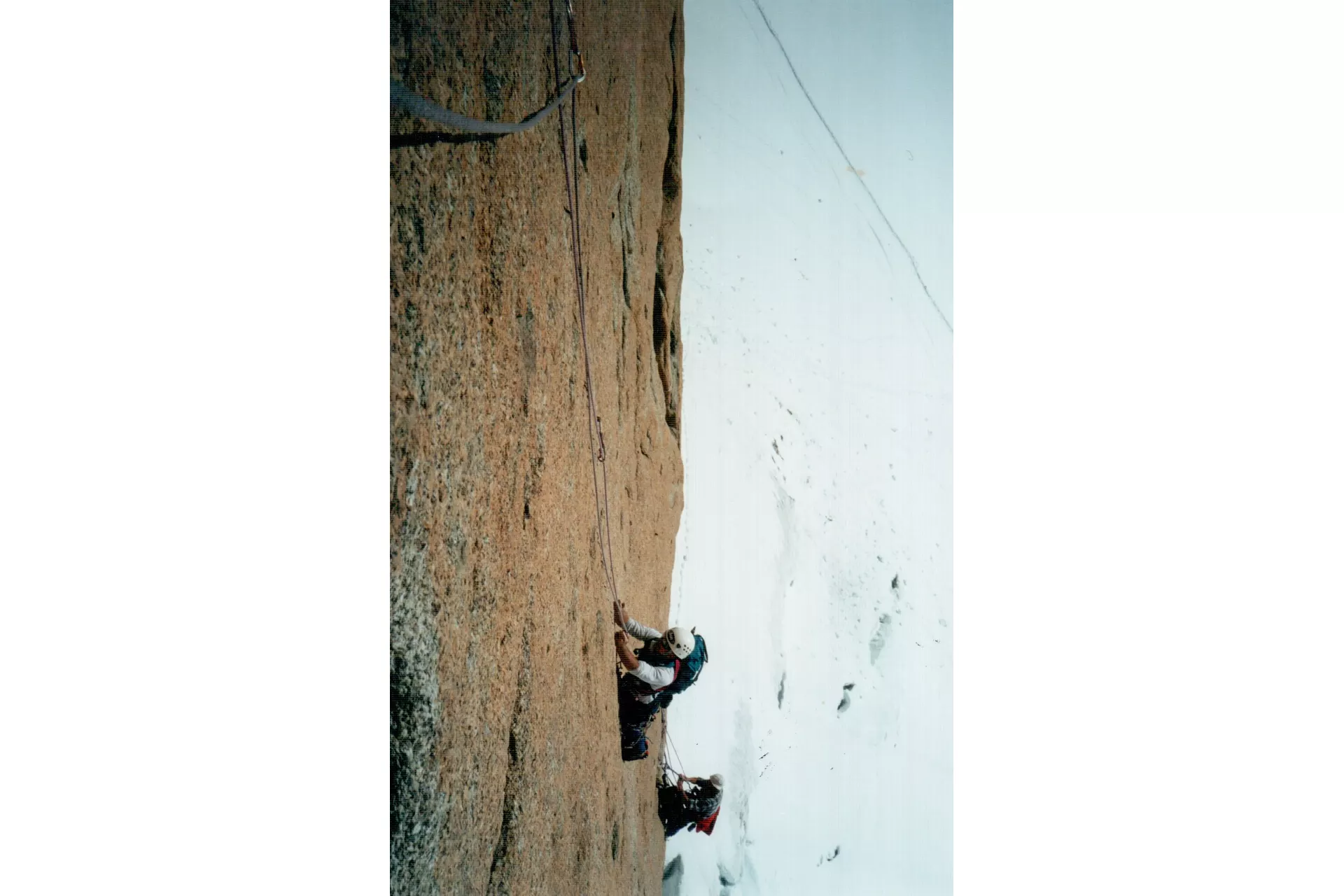 Souvenirs de course : Aiguille du Midi face sud