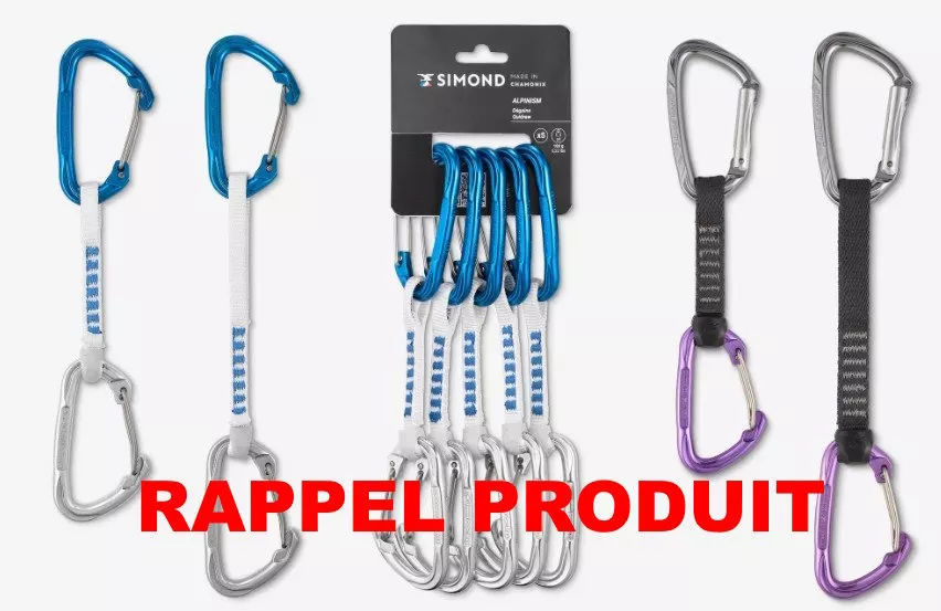 Rappel produit : Dégaines SIMOND