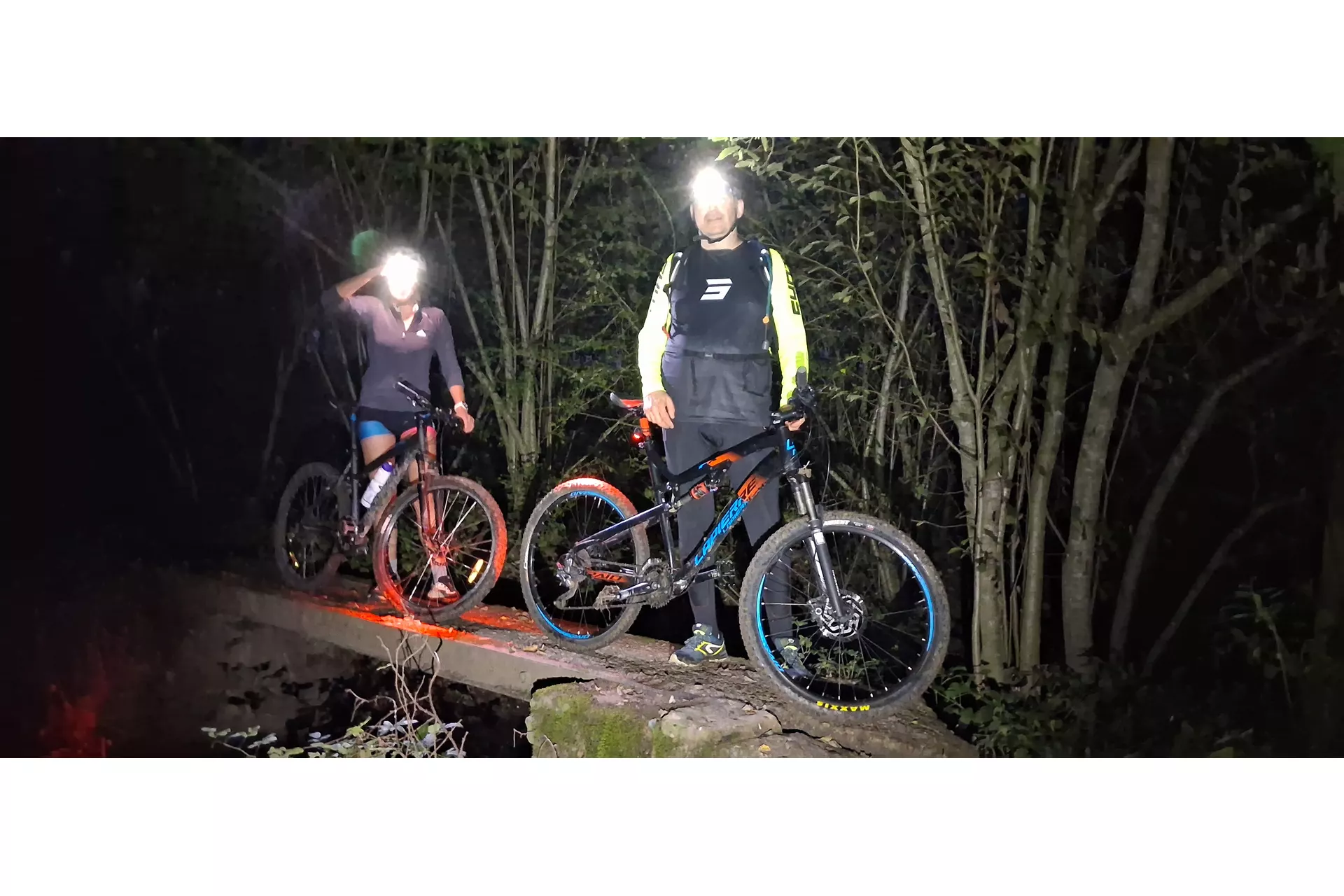Vtt à la frontale